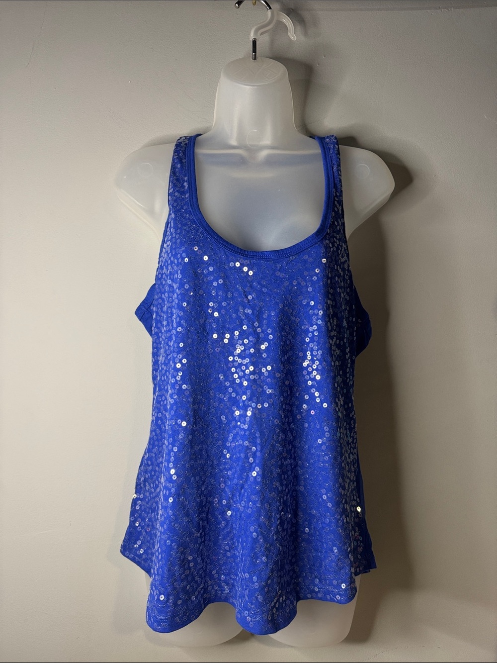 Royal blue racer back tank